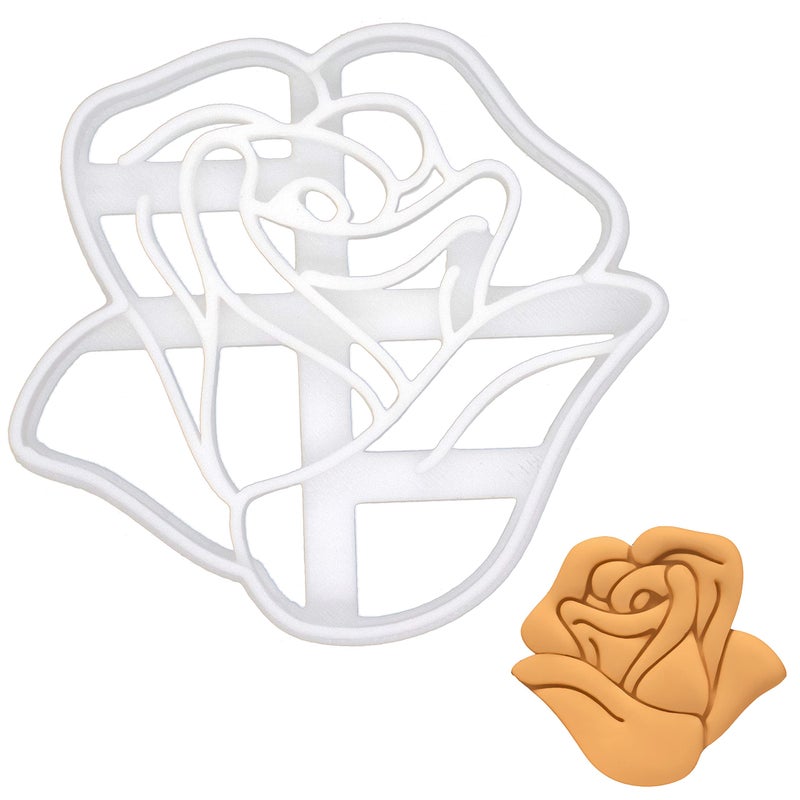 Bakerlogy Rose cookie cutter, 1 piece - Bakerlogy - Image 1